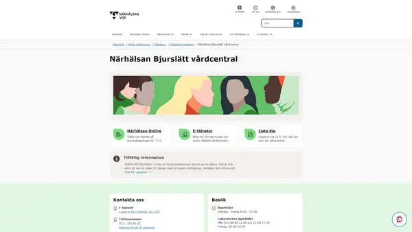 Närhälsan Bjurslätt barnavårdscentral, Hisingen Göteborg