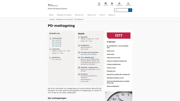 PD-mottagning, Borås
