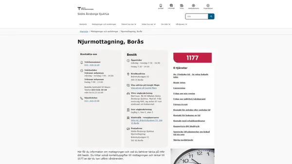 Njurmottagning, Borås