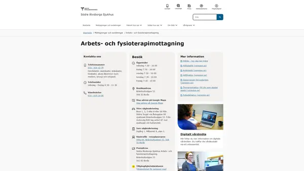 Fysioterapimottagning, Borås