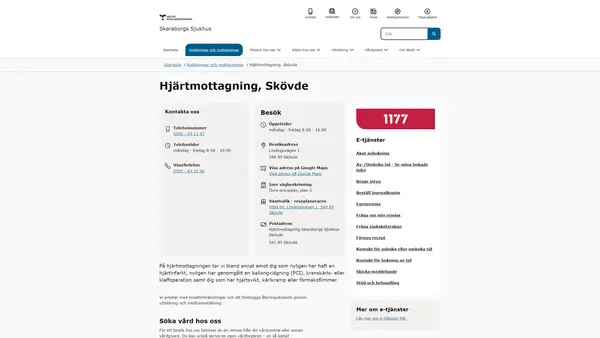 Hjärtmottagning Skövde