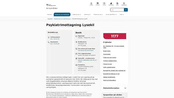 Psykiatrimottagning Lysekil logo