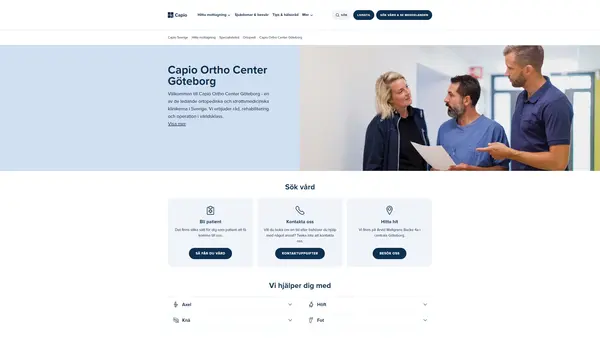 Capio Ortho Center Göteborg AB