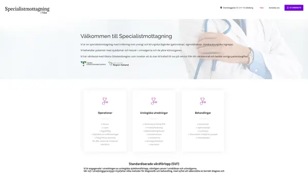 Specialistmottagning i Väst, Göteborg