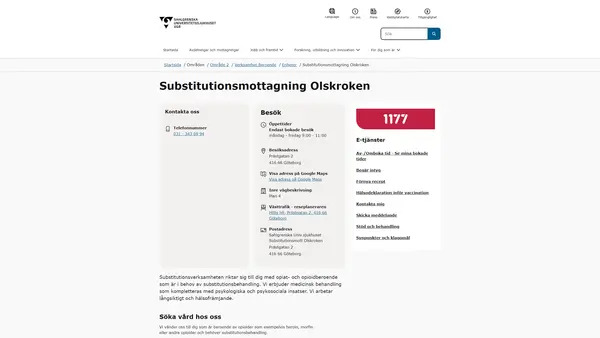 LARO-mottagning Olskroken, Göteborg