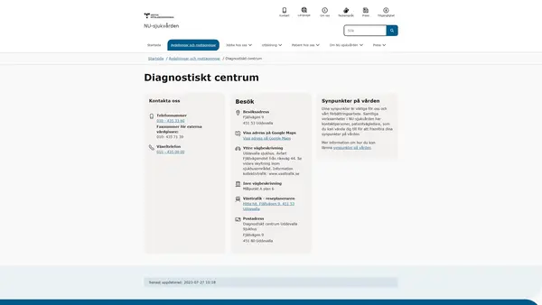 Diagnostiskt centrum, Uddevalla
