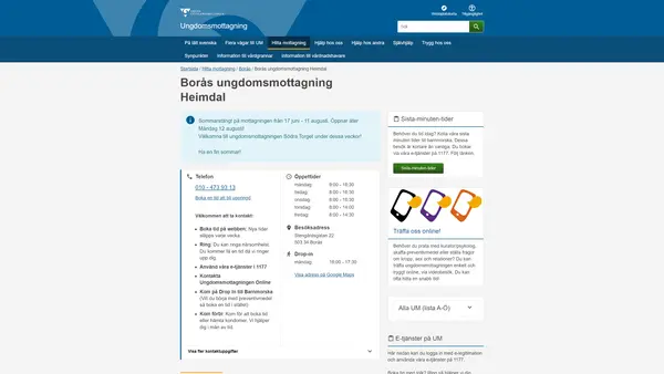 Borås ungdomsmottagning Heimdal, Borås