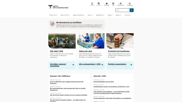 Vårdgarantiservice, VGR