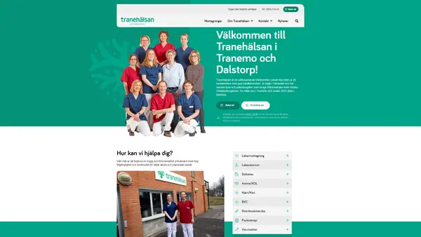 Tranehälsan Dalstorp filial, Tranemo