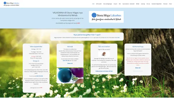 Rehab Stora Höga Läkarhus, Stora Höga