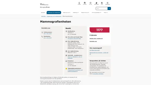 Mammografienhet NÄL, Trollhättan