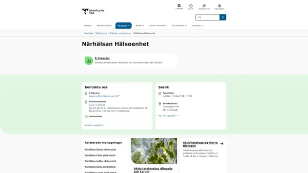 Närhälsan Hälsoenhet Hisingen, Göteborg