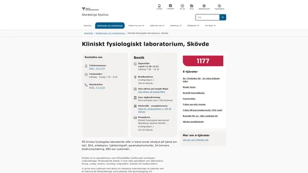Lungfunktionslab, Skövde