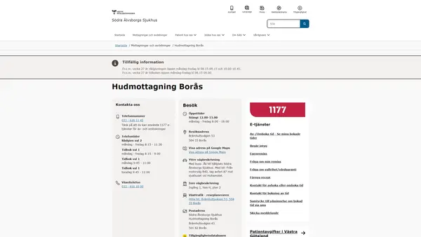 Hudbehandling Borås, Borås