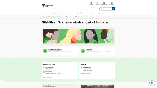 Närhälsan Tranemo vårdcentral - Limmared, Tranemo
