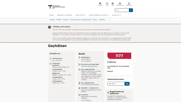 Gayhälsan, Göteborg