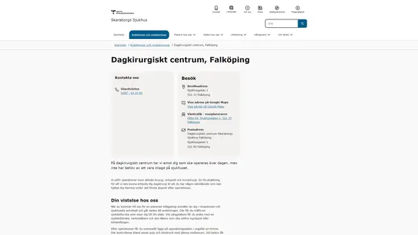 Dagkirurgi Falköping