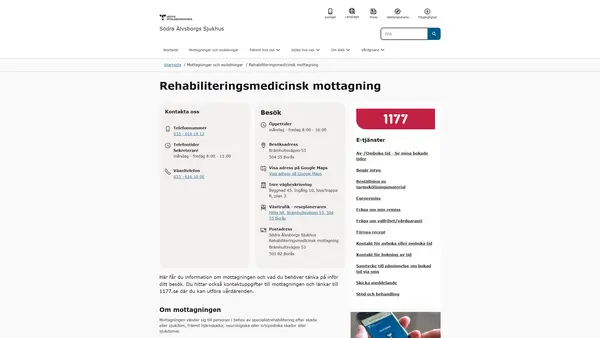 Rehabiliteringsmedicinsk mottagning, Borås
