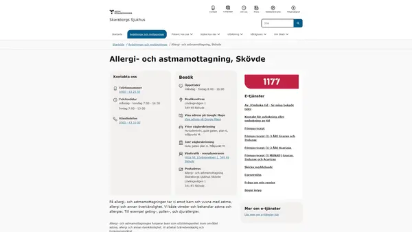 Allergi- och astmamottagning, Skövde