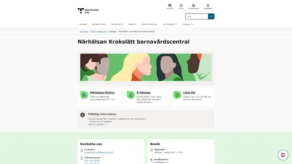 Närhälsan Krokslätt barnavårdscentral, Mölndal