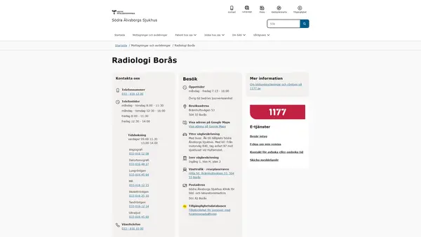 Radiologi Borås, Borås