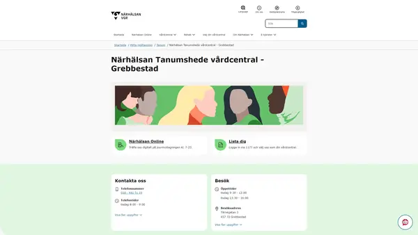 Närhälsan Tanumshede vårdcentral - Grebbestad