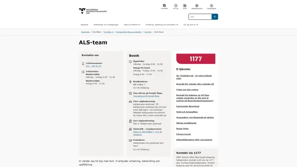 ALS-team, Göteborg