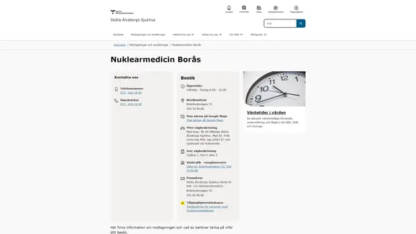 Nuklearmedicin Borås, Borås