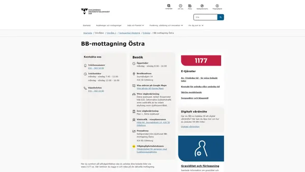 BB-mottagning Östra, Göteborg