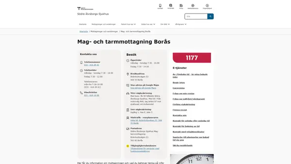 Mag- och tarmmottagning, Borås