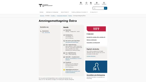 Amningsmottagning Östra, Göteborg