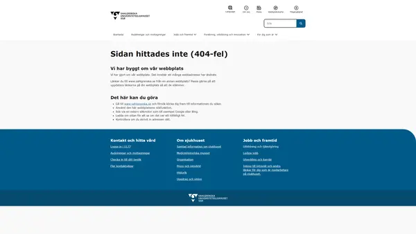 Logopedimottagning öron- näs- och hals Sahlgrenska, Göteborg