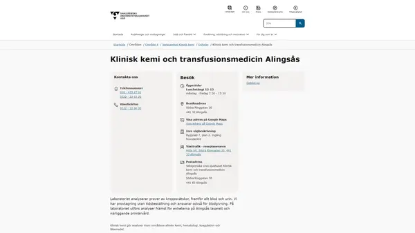 Provtagning Alingsås, Alingsås
