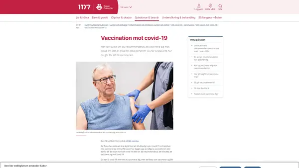 Vaccinationsmottagningen västra länsdelen