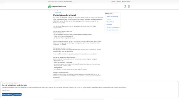 Patientnämndens kansli, Örebro
