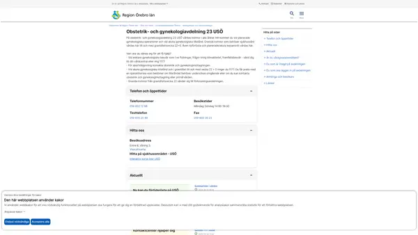Obstetrik- och gynekologiavdelning 23 USÖ