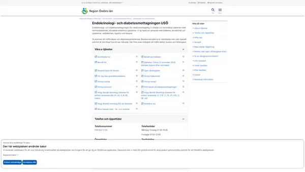 Endokrinologi- och diabetesmottagningen USÖ