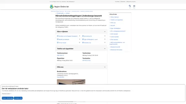 Hörselvårdsmottagningen Lindesbergs lasarett