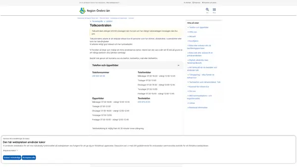 Vardagstolkningsenheten Tolkcentralen
