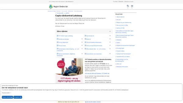 Capio vårdcentral Lekeberg, Fjugesta