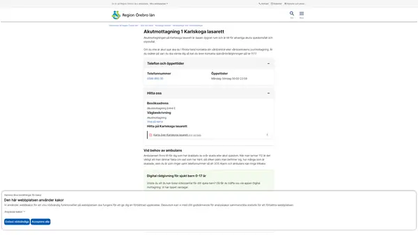 Akutmottagning 1 Karlskoga lasarett