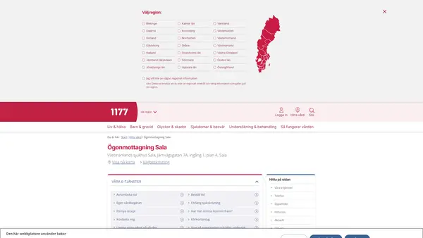 Ögonmottagning Sala