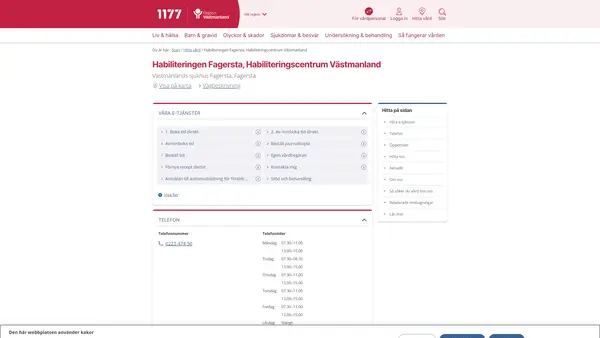 Habiliteringen Fagersta, Habiliteringscentrum Västmanland