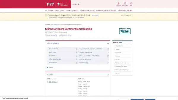 Skinnskatteberg Barnmorskemottagning