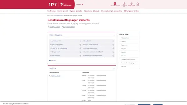 Geriatriska mottagningen Västerås