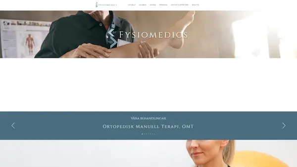 Fysiomedics, Privata fysioterapeuter