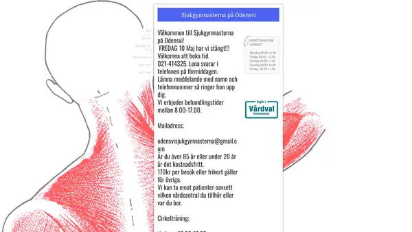 Sjukgymnasterna på Odensvi AB, Privata fysioterapeuter