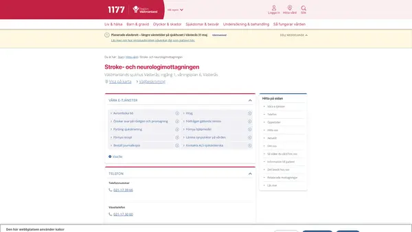 Stroke- och neurologimottagningen