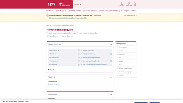 Hematologisk dagvård
