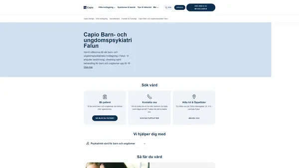 Capio Barn- och ungdomspsykiatri Falun